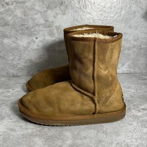 Tan and brown Koolaburra UGG boots youth Size 4Y  #UGG #tanboots